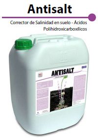 Antisalt – Corrector de Salinidad en suelo – Ácidos Polihidroxicarboxílicos